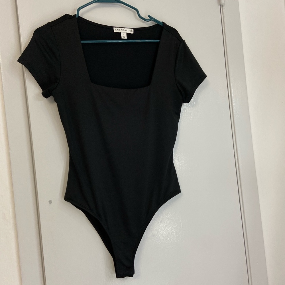 Black Short Sleeve Bodysuit